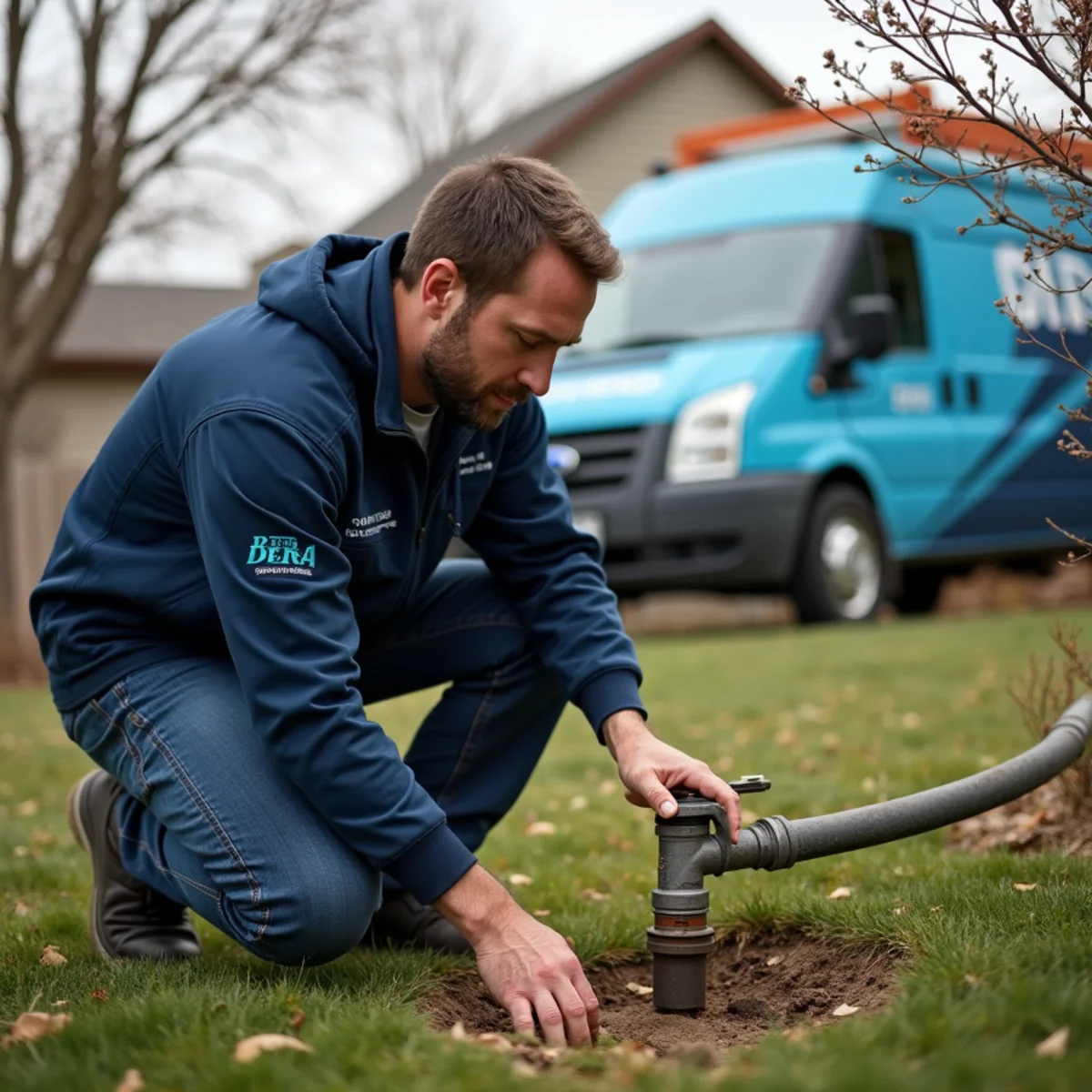 Water meter used to detect a hidden leak at a Parker Colorado home