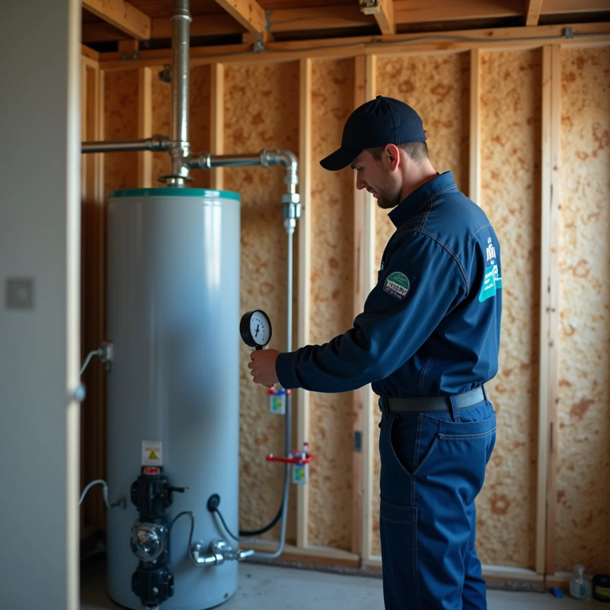 Well pressure tank and pump system in a rural Elbert County Colorado home