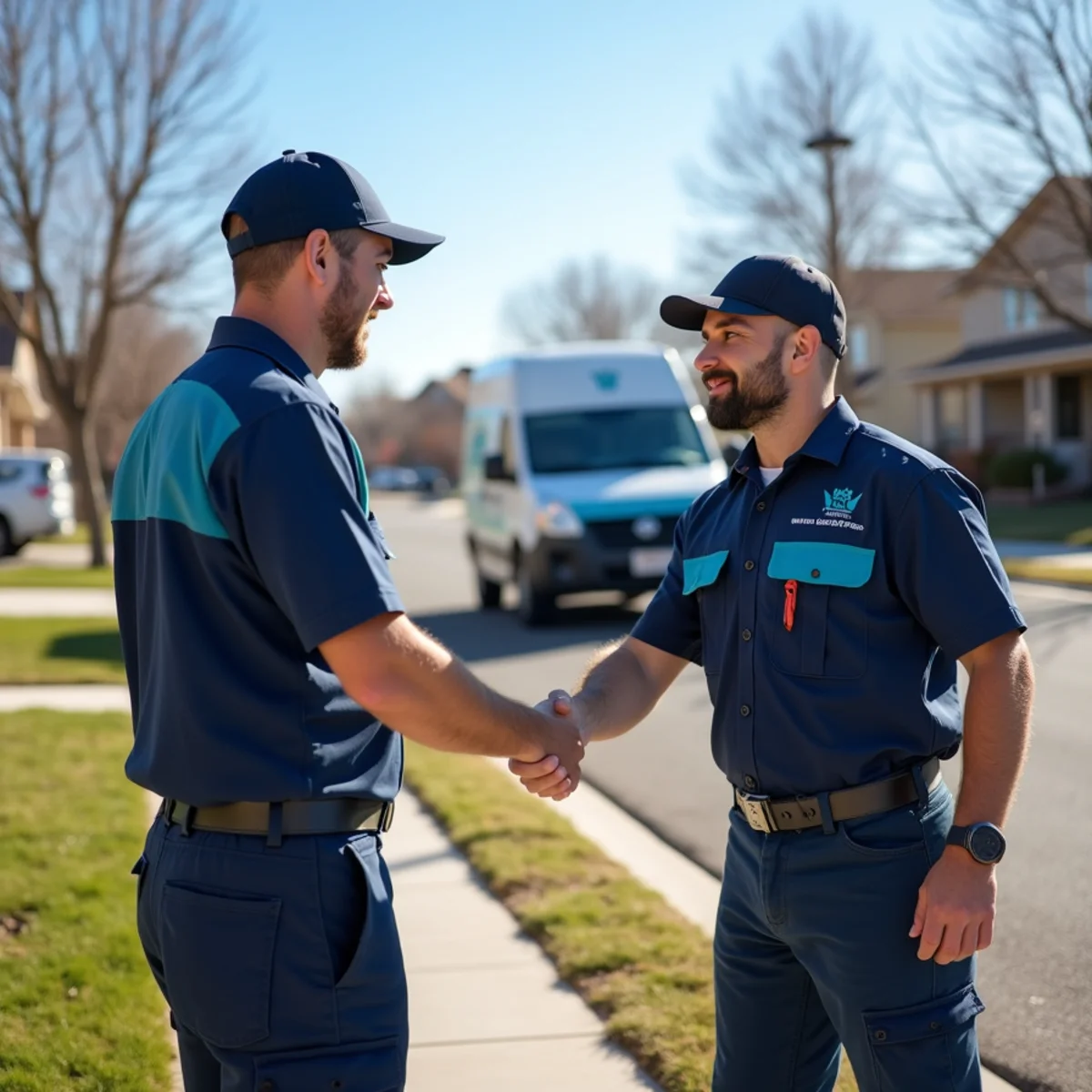 Licensed plumber servicing a home in Aurora, CO