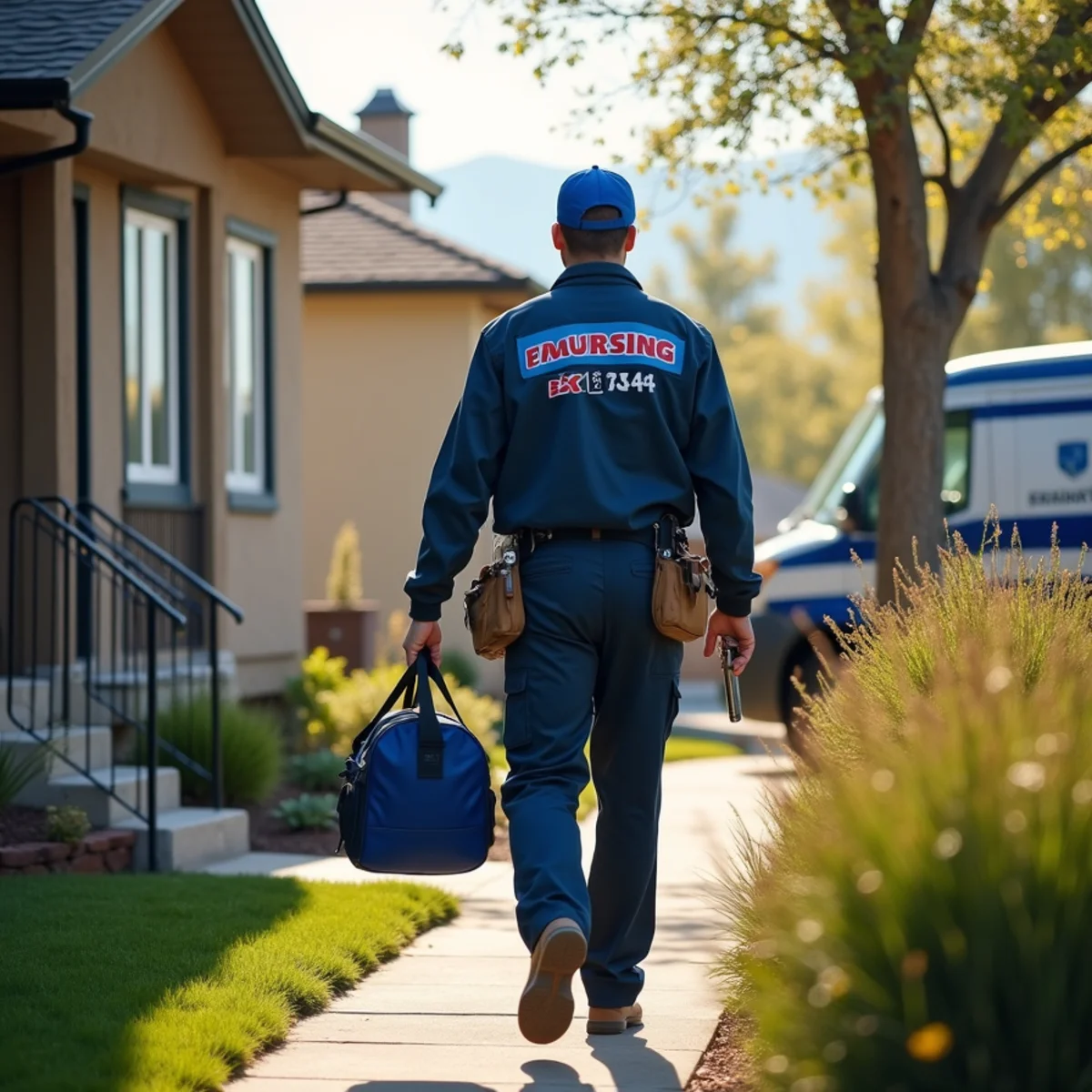 Licensed plumber servicing a home in Boulder, CO