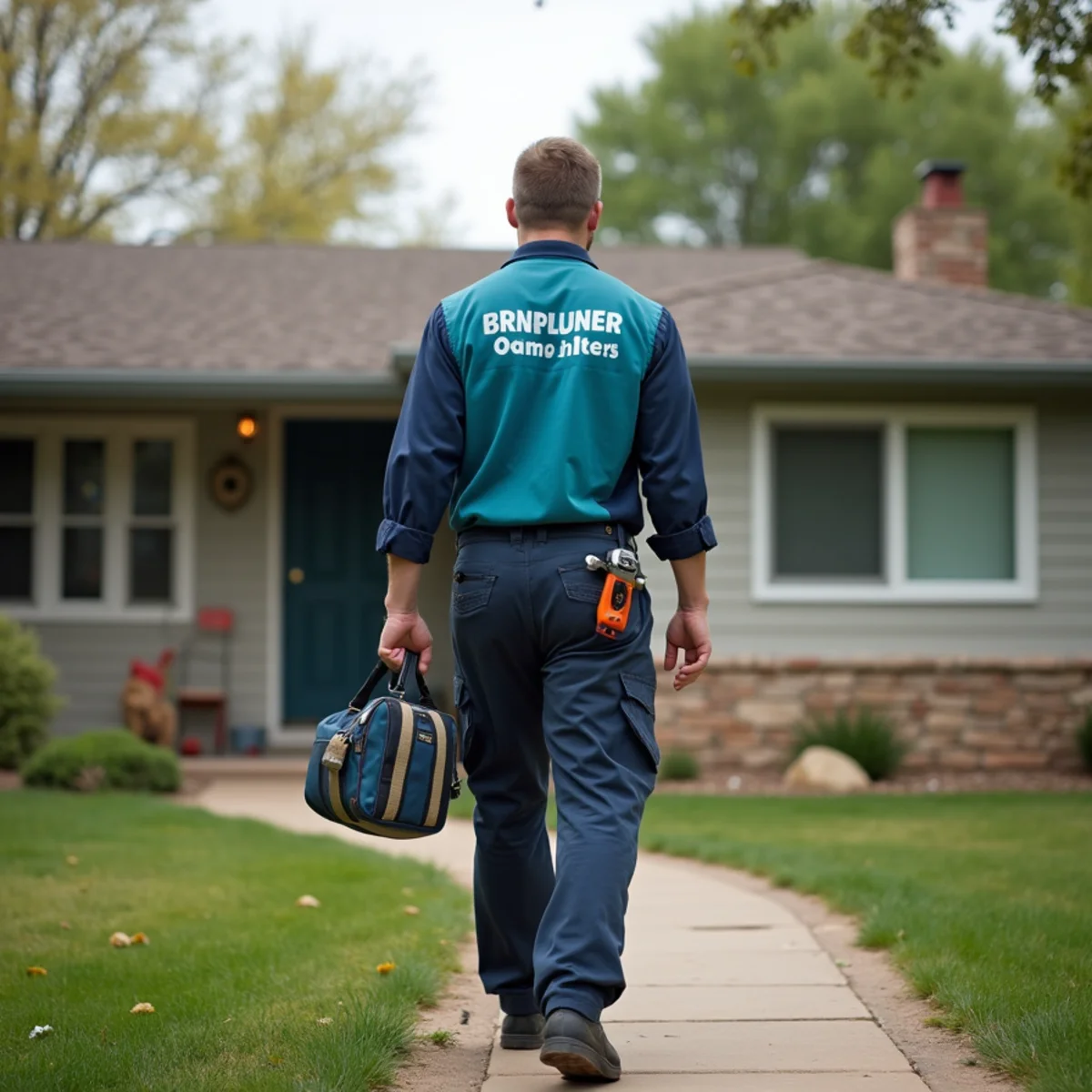 Licensed plumber servicing a home in Columbine, CO
