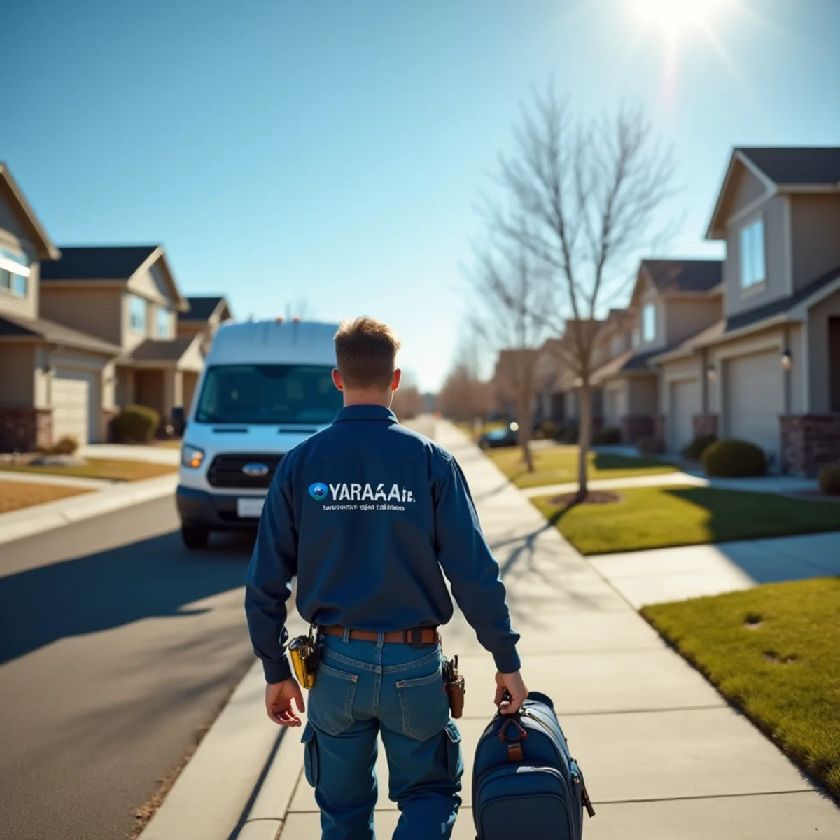 Licensed plumber servicing a home in Commerce City, CO