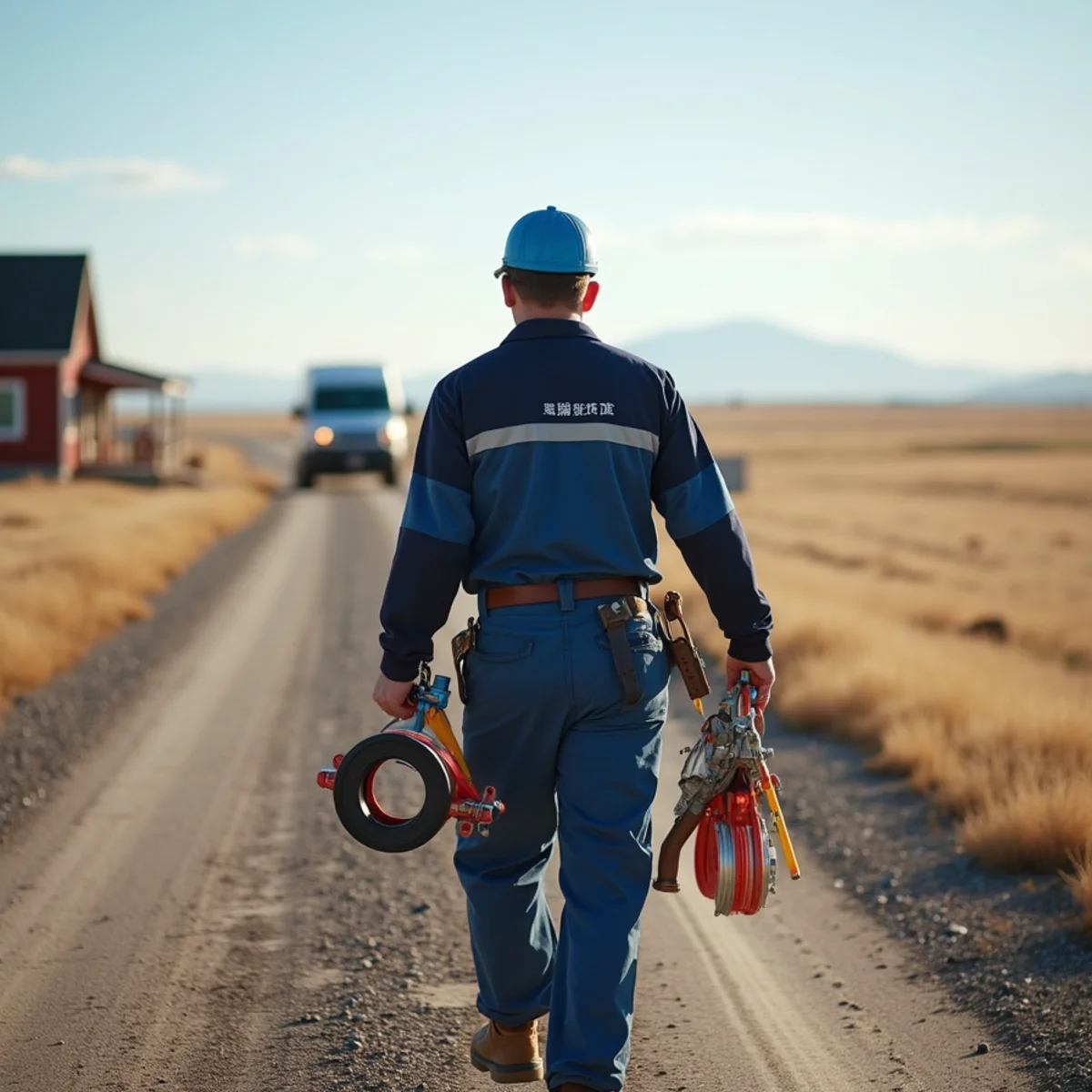 Licensed plumber servicing a home in Erie, CO