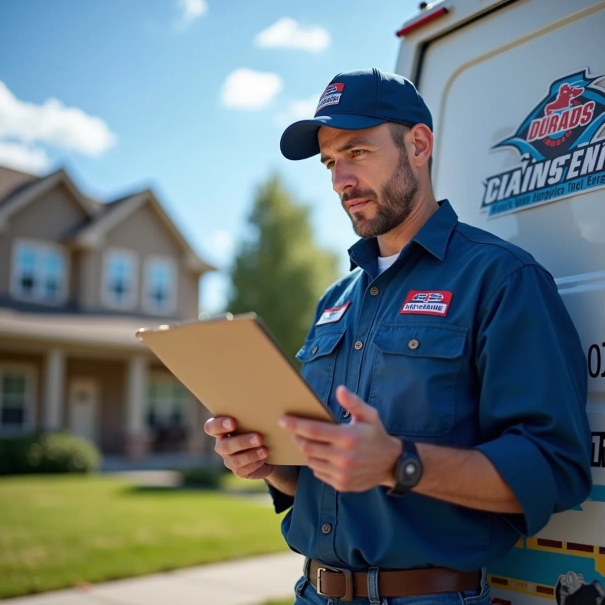 Licensed plumber servicing a home in Evans, CO