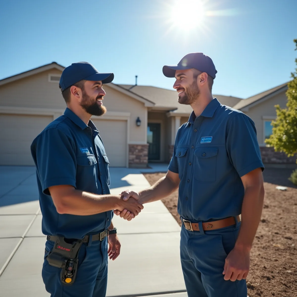Licensed plumber servicing a home in Fountain, CO