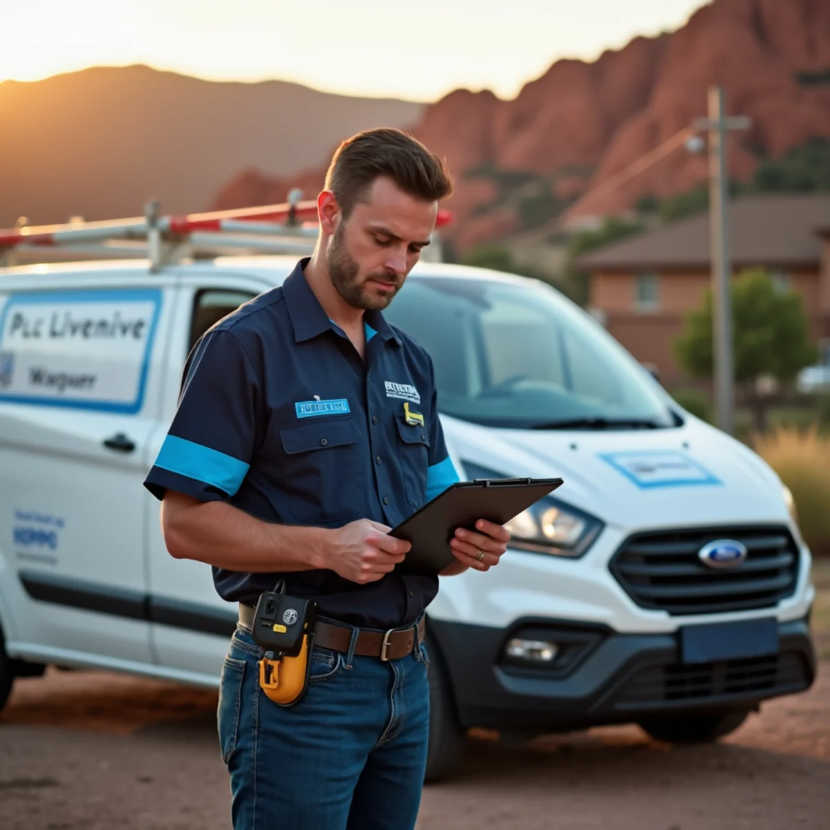 Licensed plumber servicing a home in Golden, CO