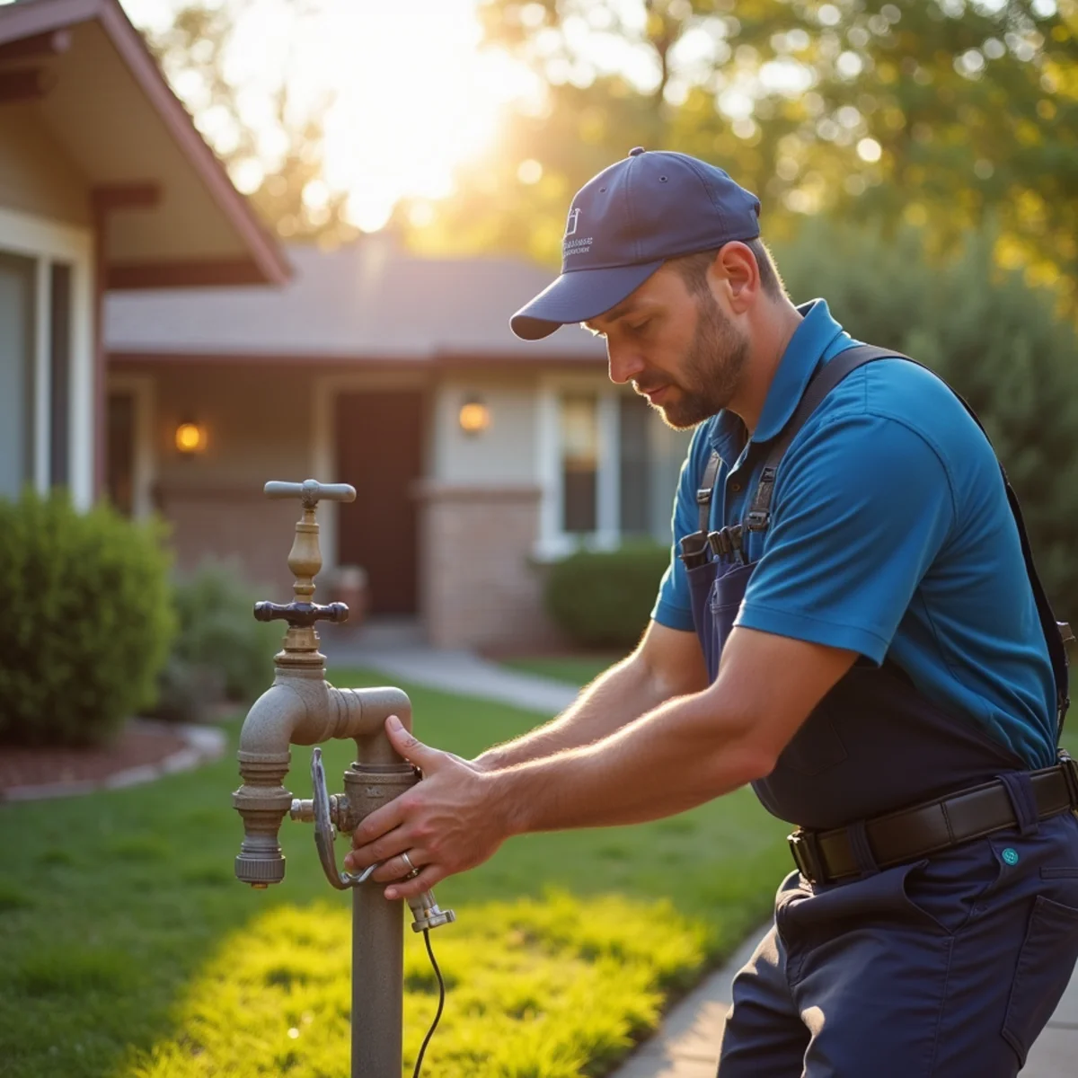 Licensed plumber servicing a home in Northglenn, CO