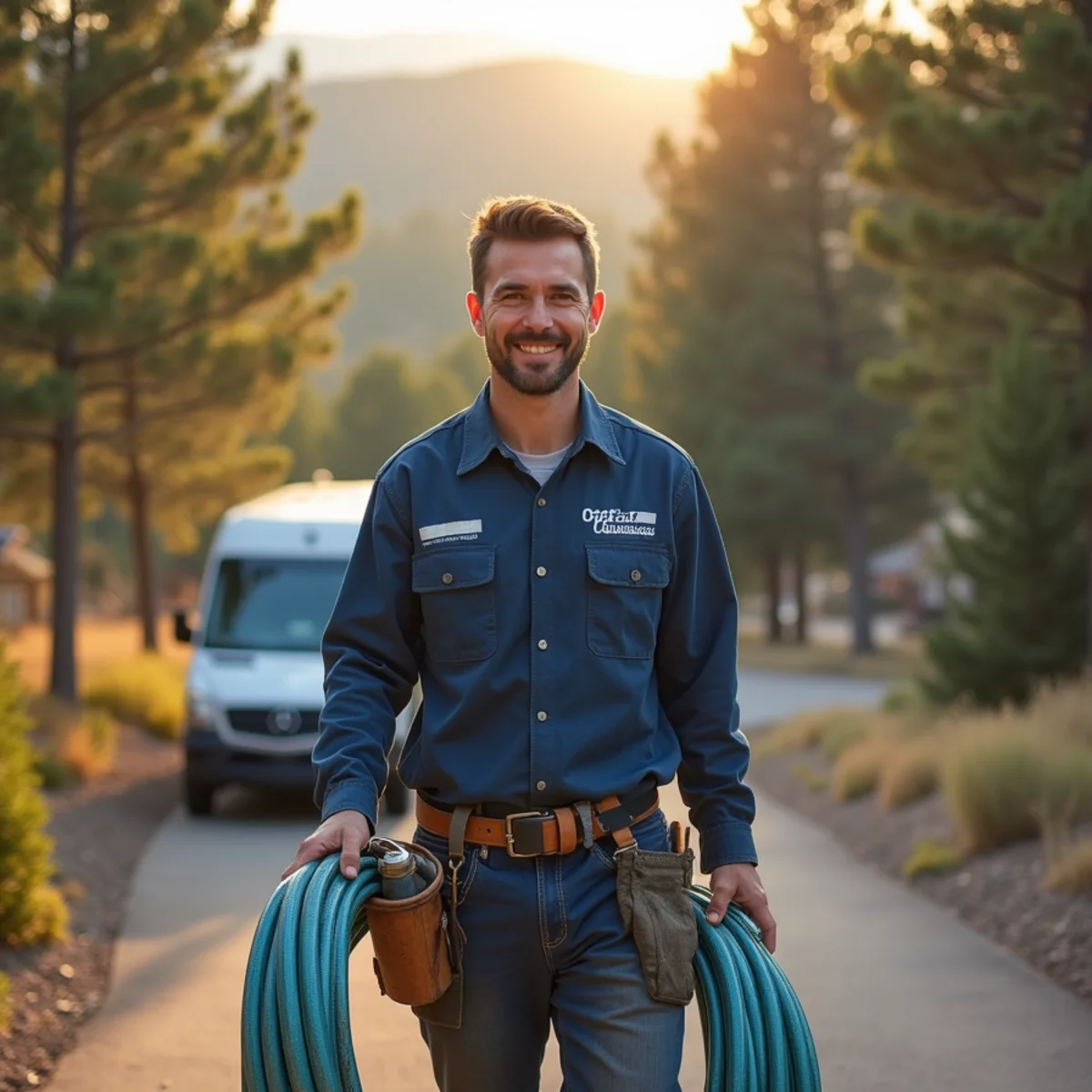 Licensed plumber servicing a home in Palmer Lake, CO