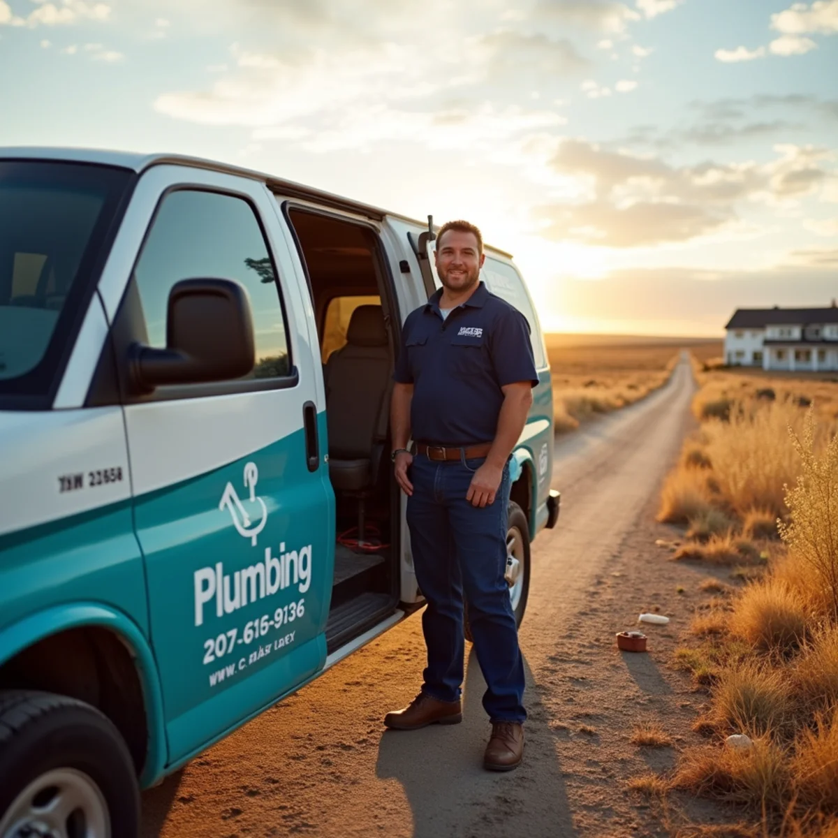 Licensed plumber servicing a home in Windsor, CO