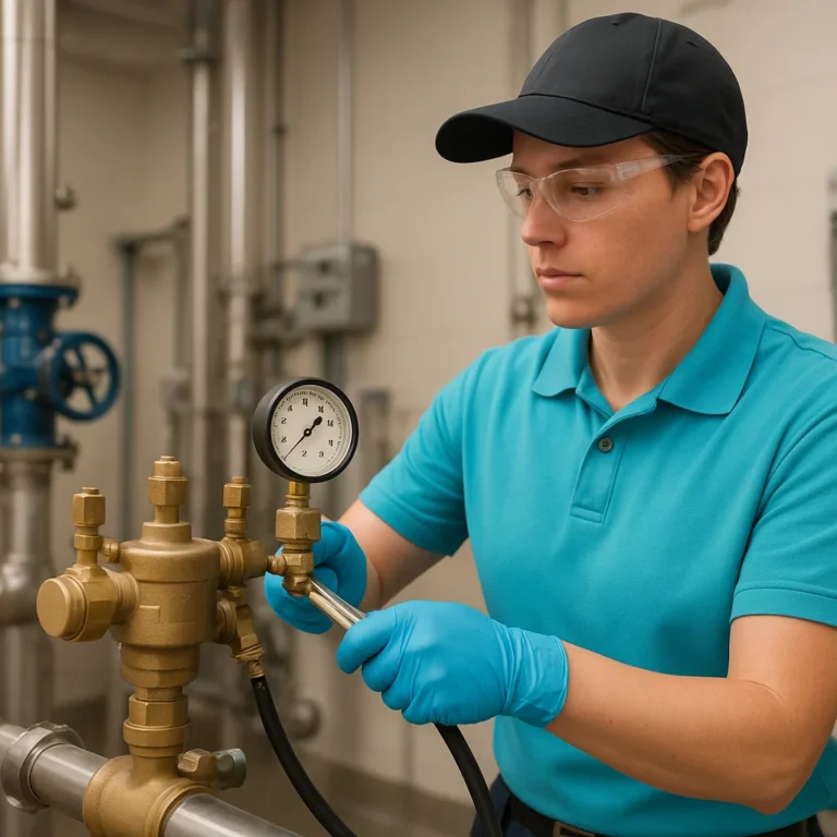 Backflow testing and prevention in ,  