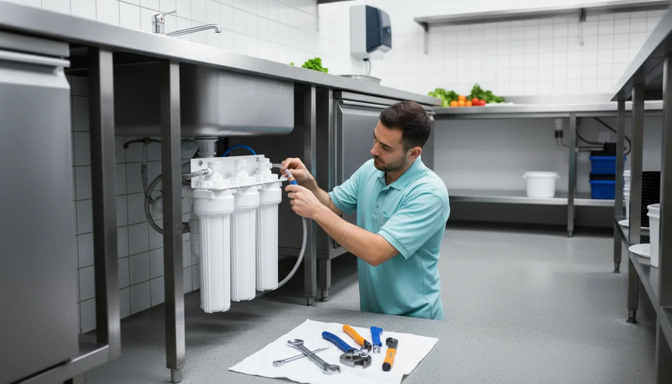 Water filtration system installation